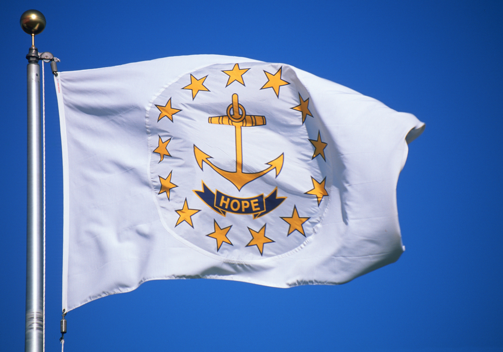 flag of Rhode Island state