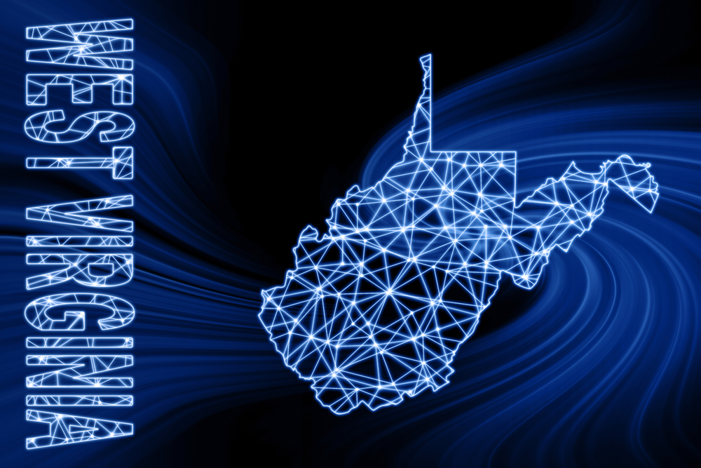 ditigal map of West Virginia